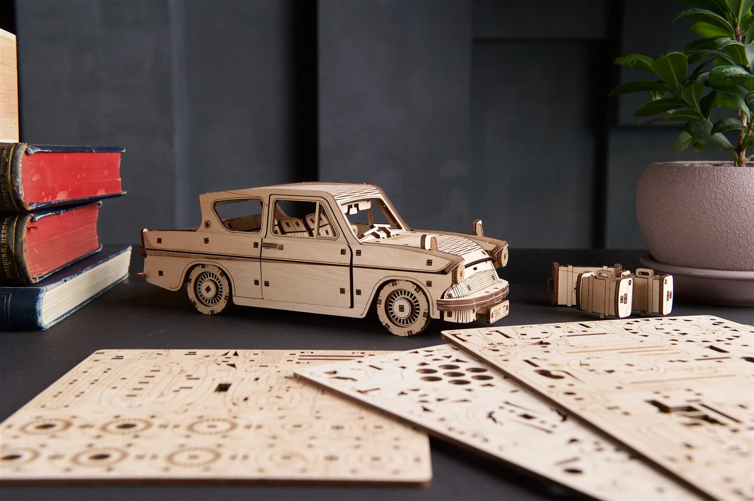 Harry Potter Flying Ford Anglia - Ugears (70173)