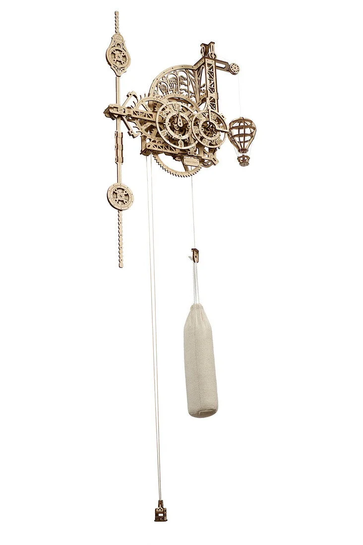 Aero Clock, reloj de pared con péndulo - Ugears (70154)